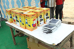 Solar Lanterns To Labourers