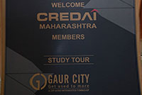 Study Tour of Gaur City by Members of CREDAI Maharashtra 