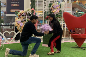 Valentine's Day at the Mall