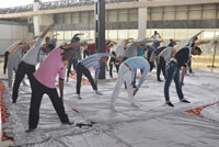 International Yoga Day at Gaur Biz Park