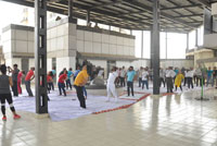 International Yoga Day at Gaur Biz Park