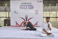 International Yoga Day at Gaur Biz Park