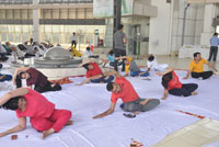 International Yoga Day at Gaur Biz Park