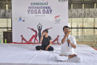 International Yoga Day at Gaur Biz Park