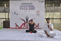 International Yoga Day at Gaur Biz Park