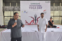 International Yoga Day at Gaur Biz Park