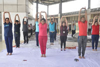 International Yoga Day at Gaur Biz Park