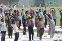 International Yoga Day at Gaur City  