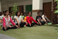 International Yoga Day at Gaurs International School 