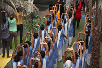 International Yoga Day at Gaurs International School 