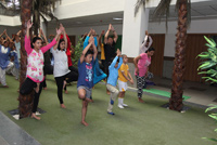 International Yoga Day at Gaurs International School 