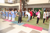 International Yoga Day at Gaurs International School 