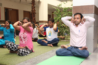 International Yoga Day at Gaurs International School 