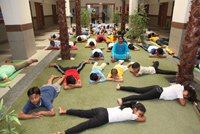 International Yoga Day at Gaurs International School 