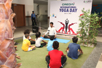 International Yoga Day at Gaurs International School 