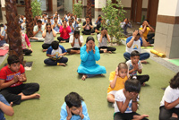 International Yoga Day at Gaurs International School 