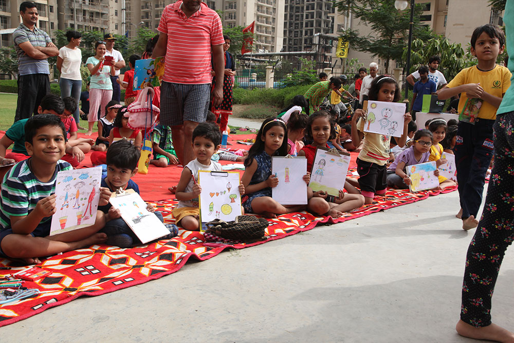 Painting Competition at Gaur City