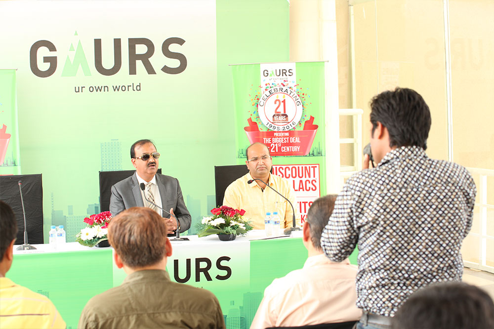 Press Conference at Gaur City 