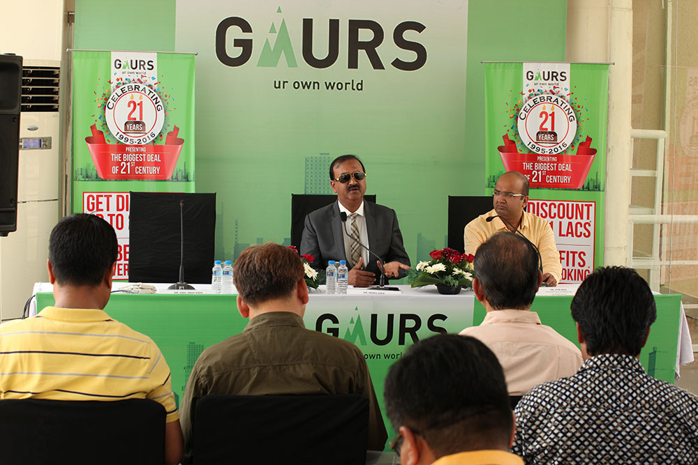 Press Conference at Gaur City 