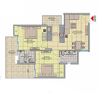 16th Parkview Gaur Yamuna City Floor Plan