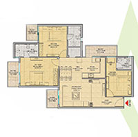 16th Parkview Gaur Yamuna City Floor Plan