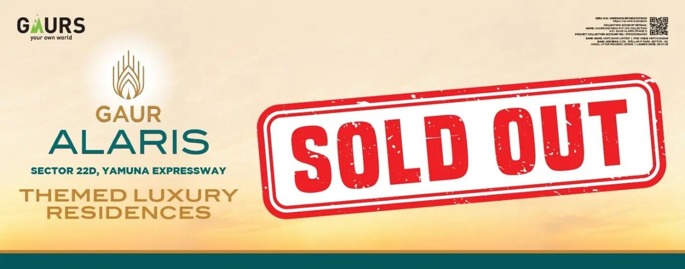 Gaur Alaris Sold Out completely in 48 hours, Clocks sales of Rs 1800 crore at launch