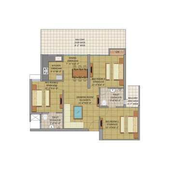 Gaurs apartments in Noida