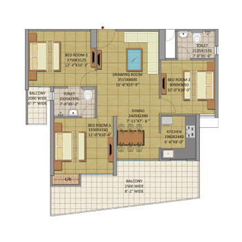 Gaurs apartments in Noida
