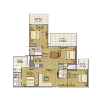 Gaurs apartments in Noida