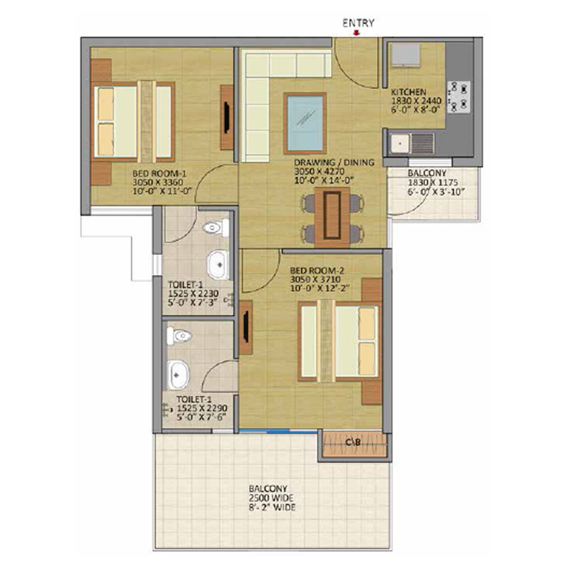 Gaurs apartments in Ghaziabad