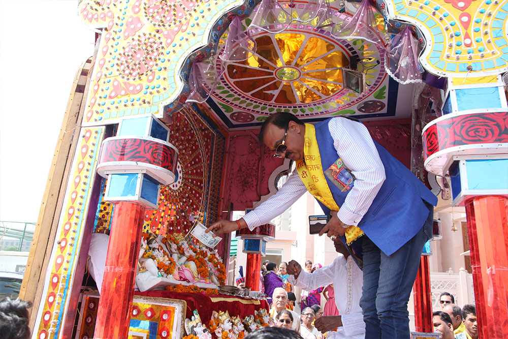 Inauguration of Shri Radha Krishna Temple at Gaur City- 15-03-2016 