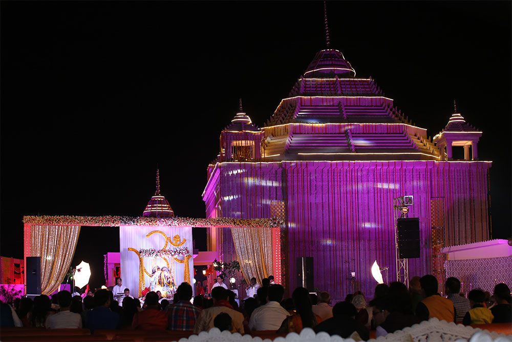 Inauguration of Shri Radha Krishna Temple at Gaur City- 16-03-2016 