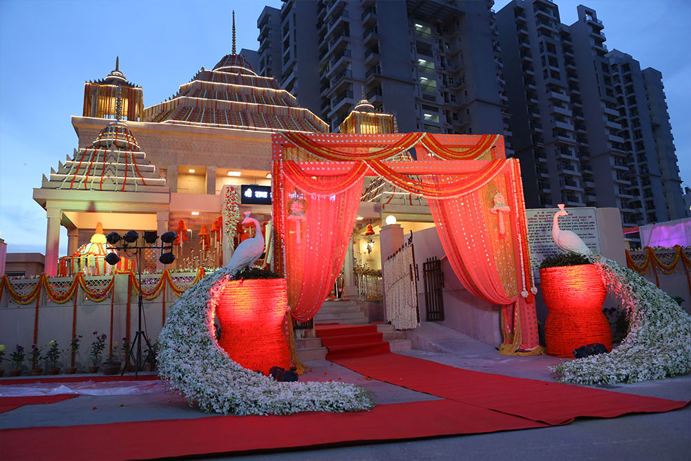 Inauguration of Shri Radha Krishna Temple at Gaur City- 16-03-2016 