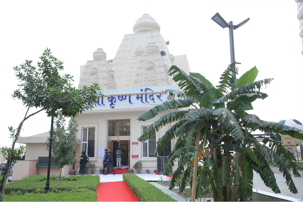 Inauguration of Shri Radha Krishna Temple at Gaur Sportswood.- 10-12-12 