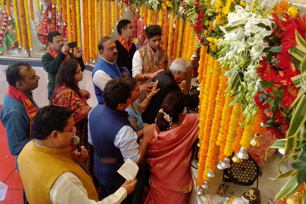 Inauguration of Shri Radha Krishna Temple at Gaur Sportswood -12-12-18