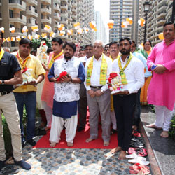 Inauguration of Shri Radha Krishna Temple at Gaur Atulyam - 06-09-2019