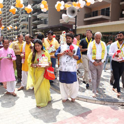 Inauguration of Shri Radha Krishna Temple at Gaur Atulyam - 06-09-2019