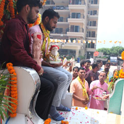 Inauguration of Shri Radha Krishna Temple at Gaur Atulyam - 06-09-2019