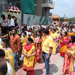 Inauguration of Shri Radha Krishna Temple at Gaur Atulyam - 06-09-2019