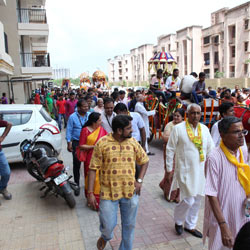 Inauguration of Shri Radha Krishna Temple at Gaur Atulyam - 06-09-2019