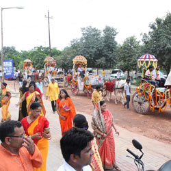 Inauguration of Shri Radha Krishna Temple at Gaur Atulyam - 06-09-2019