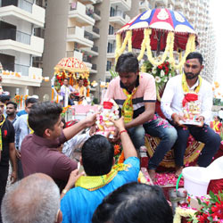 Inauguration of Shri Radha Krishna Temple at Gaur Atulyam - 06-09-2019