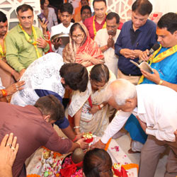 Inauguration of Shri Radha Krishna Temple at Gaur Atulyam - 06-09-2019