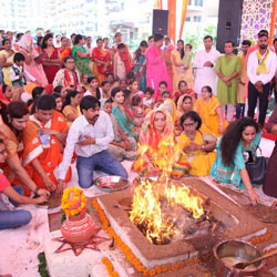 Inauguration of Shri Radha Krishna Temple at Gaur Atulyam - 06-09-2019